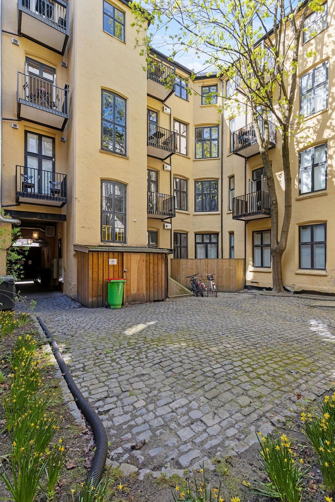 Bakgård Galleribilde