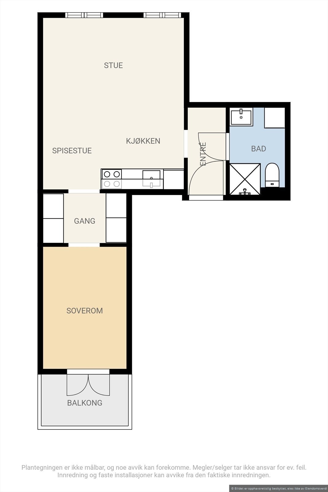 Plantegning Galleribilde