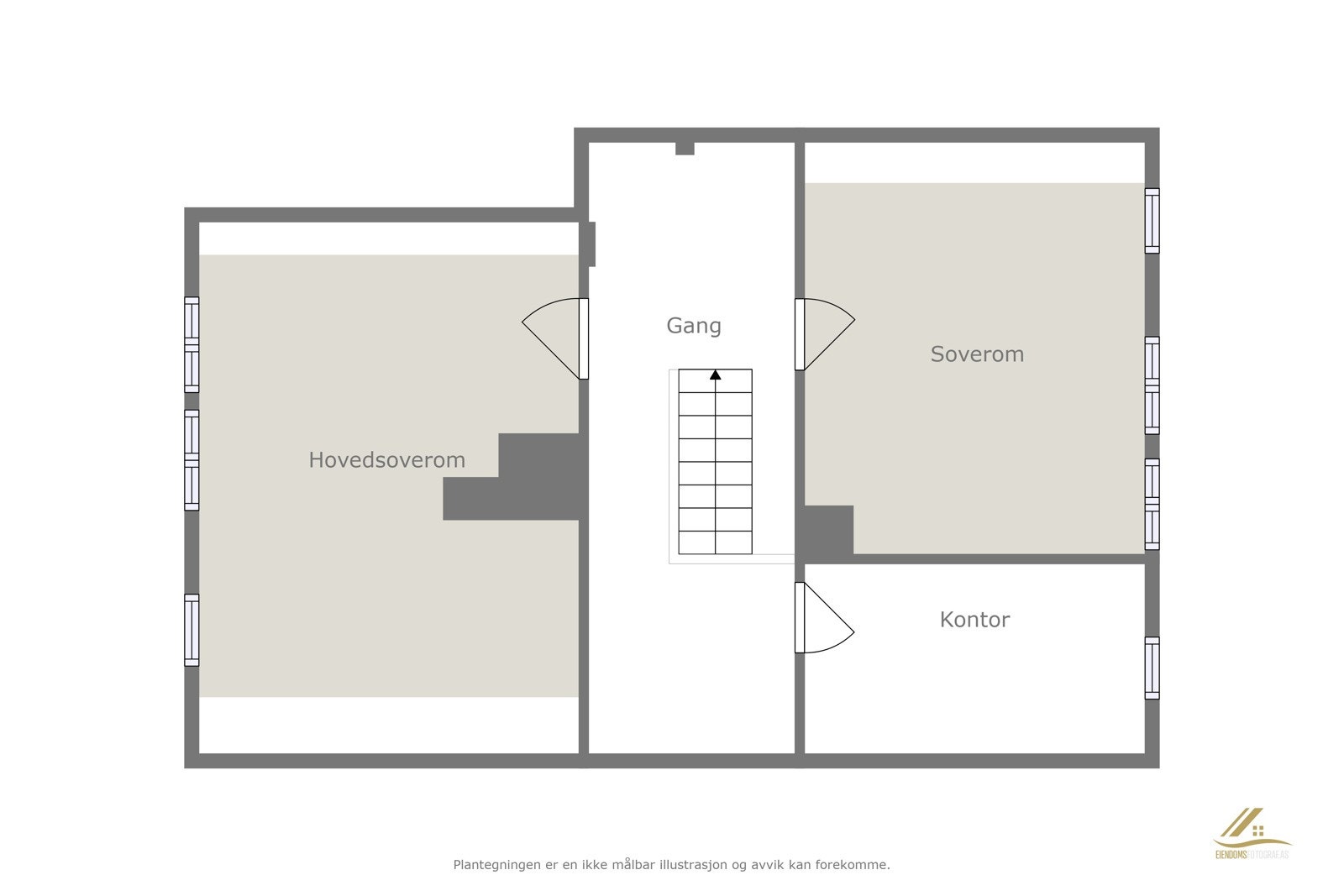 Plantegning 2. etasje. Galleribilde
