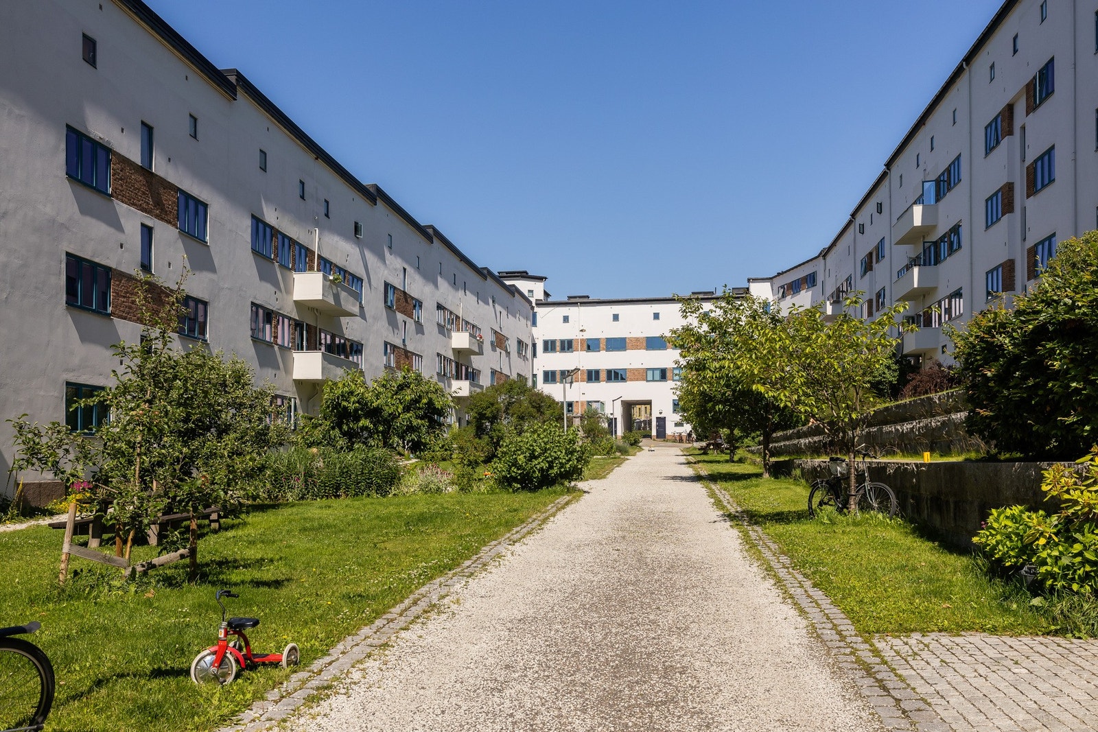 Stort og flott gårdsrom Galleribilde