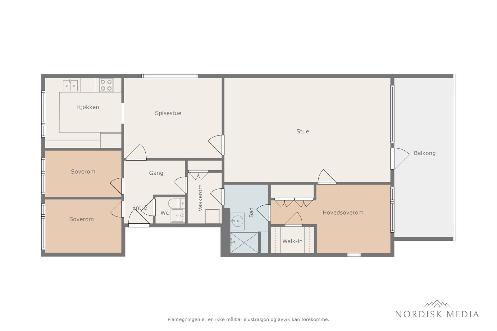 Plantegning Galleribilde