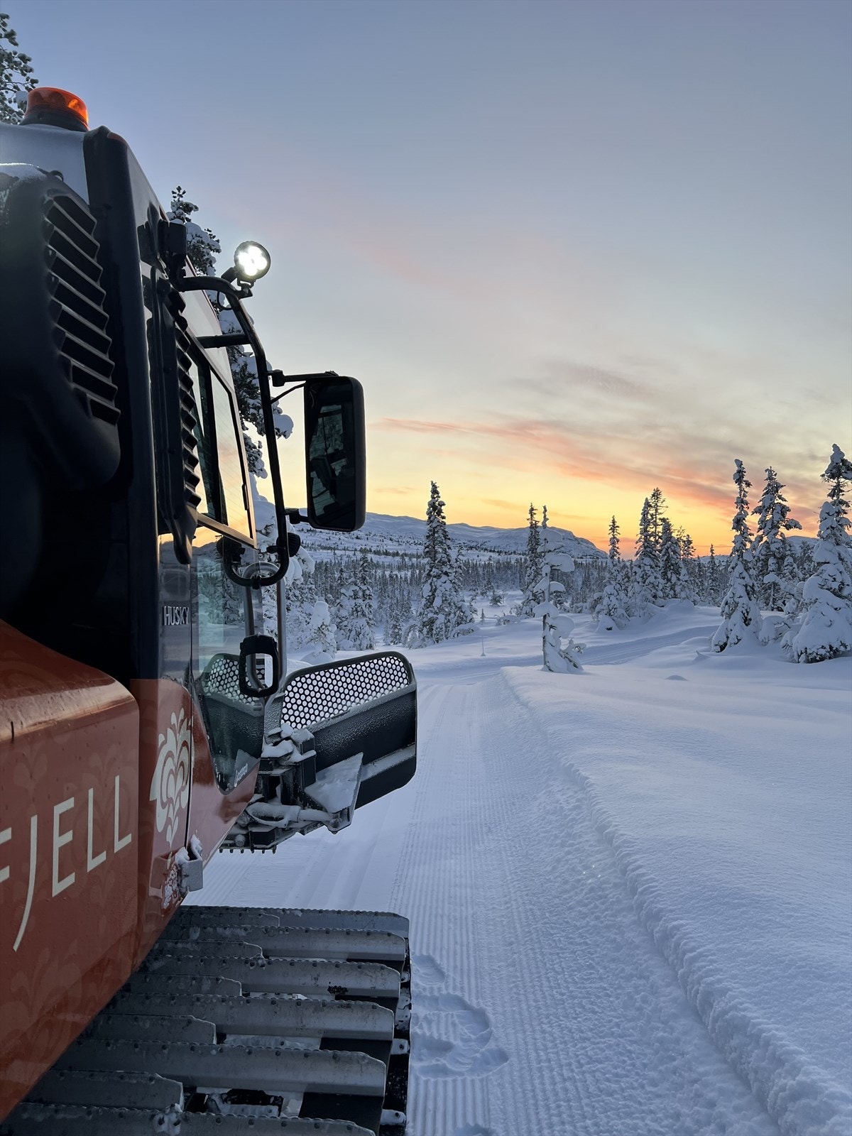 Meglers eget bilde fra skiløypa mellom Veneli og Turufjell Galleribilde