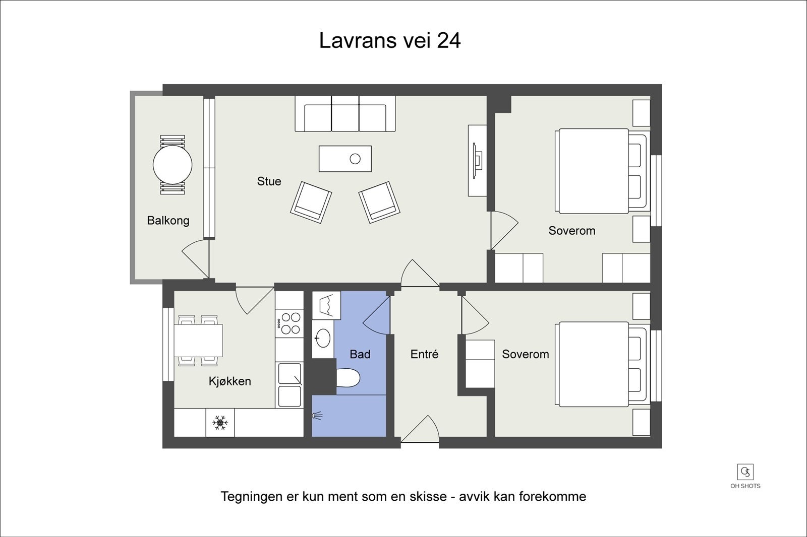 Plantegning. Galleribilde