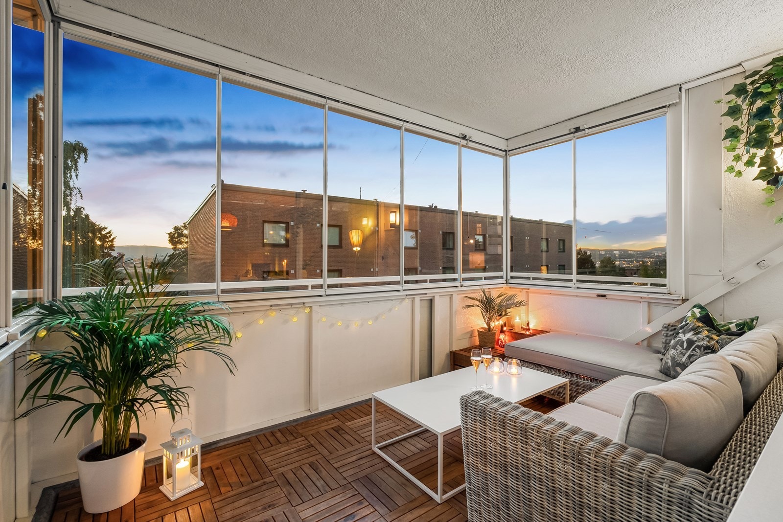 Her kan lange sommerdager tilbringes, helt til solen går ned. Galleribilde