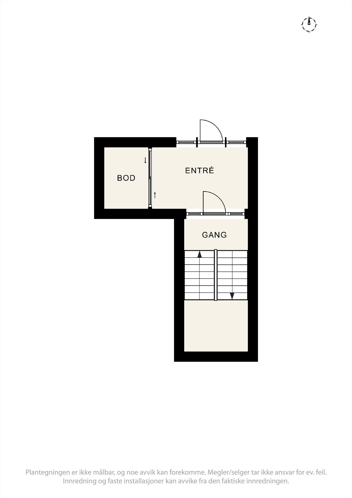 Plantegning entré Galleribilde