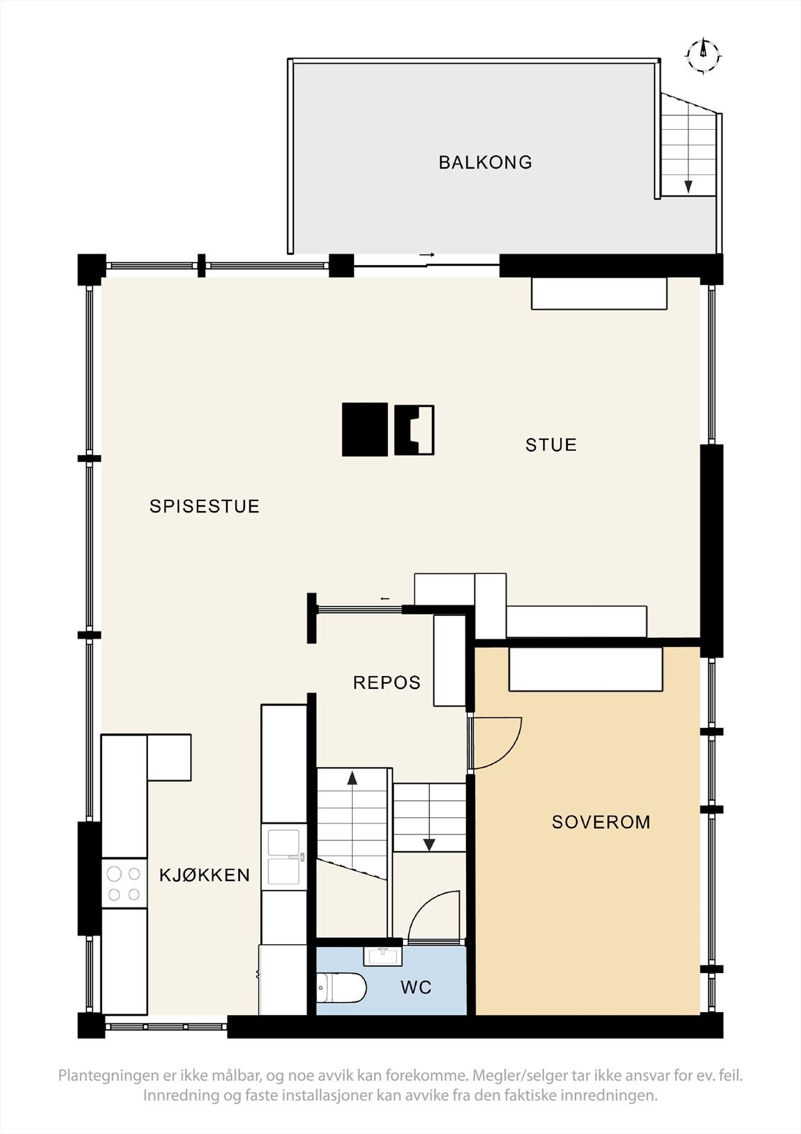 Plantegning 1.etasje Galleribilde