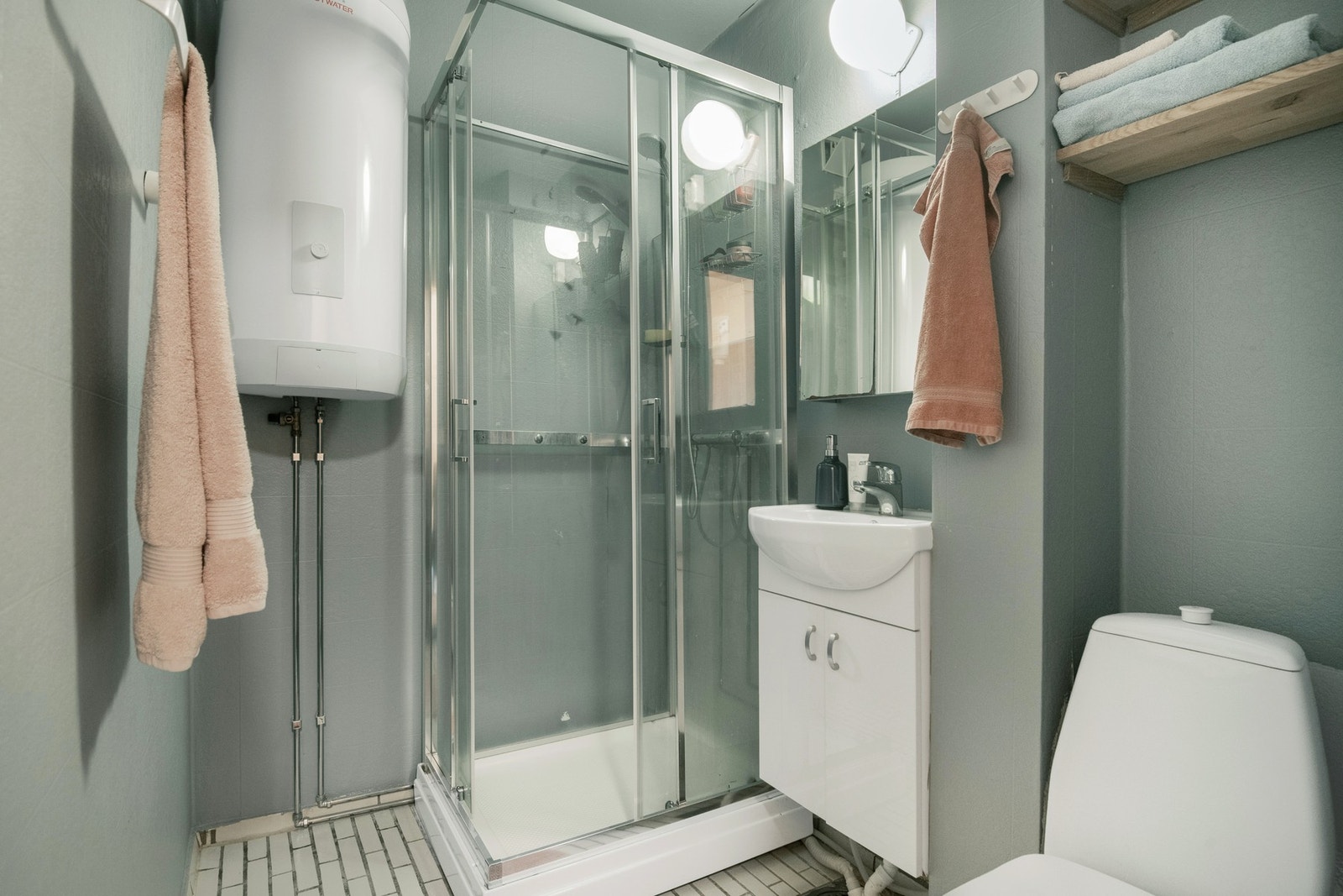 Badet er av eldre dato hvor oppgradering bør påregnes. Galleribilde