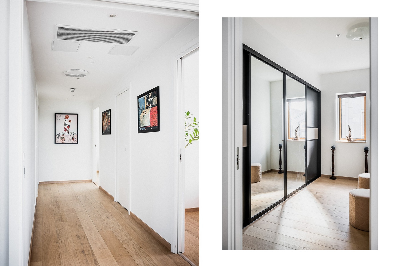 Mellomgang samt soverom nr. 3. Galleribilde