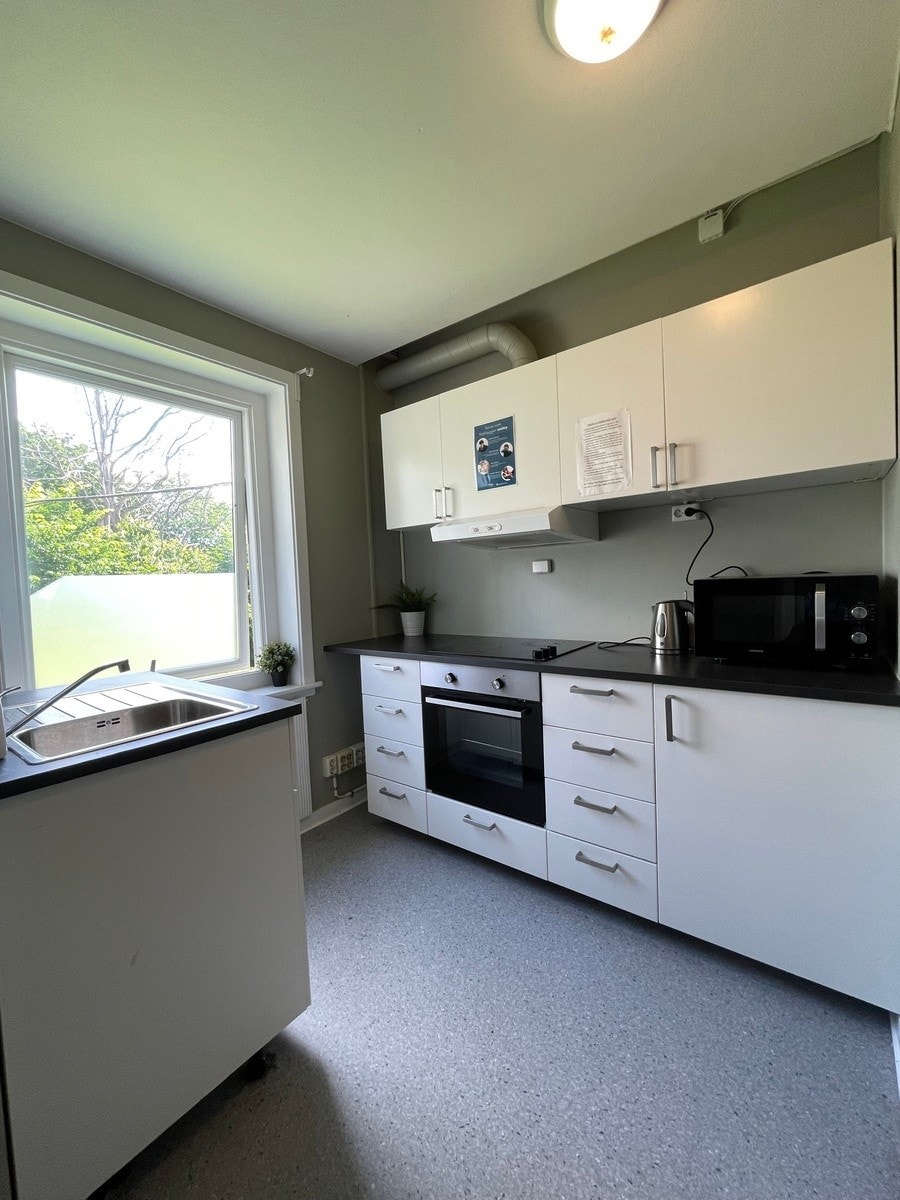 Et av flere felleskjøkken. Galleribilde