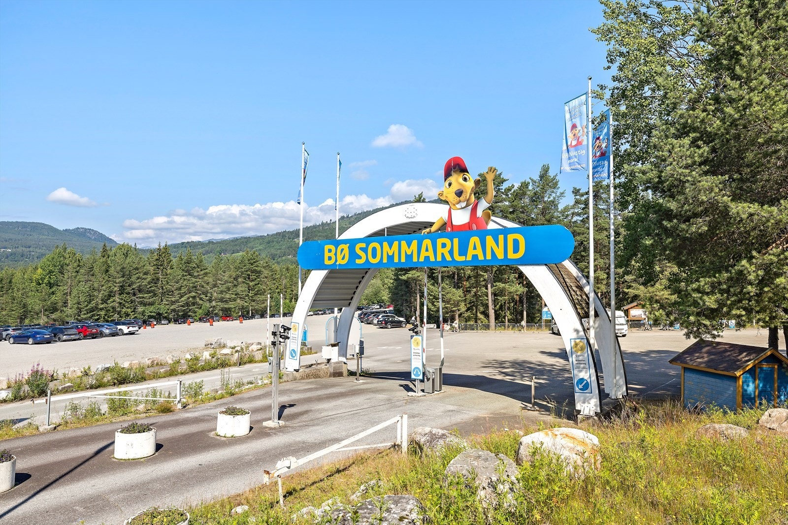 Bø Sommarland ligger kun ca 10km unna tomten Galleribilde
