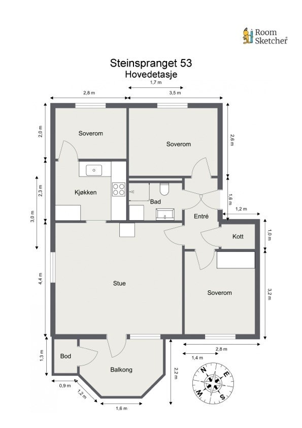 Planskisse. Galleribilde