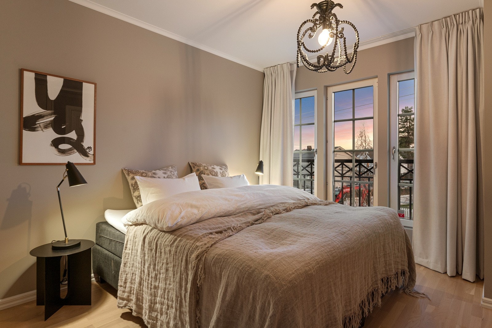 Master bedromm med et eksklusivt preg Galleribilde