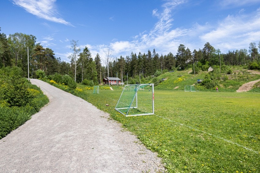 I 2020 ble stier rett bak leiligheten oppgradert med belysning og tilknyttet sti- og løypenettet ved Sognsvann og Grinda. Galleribilde