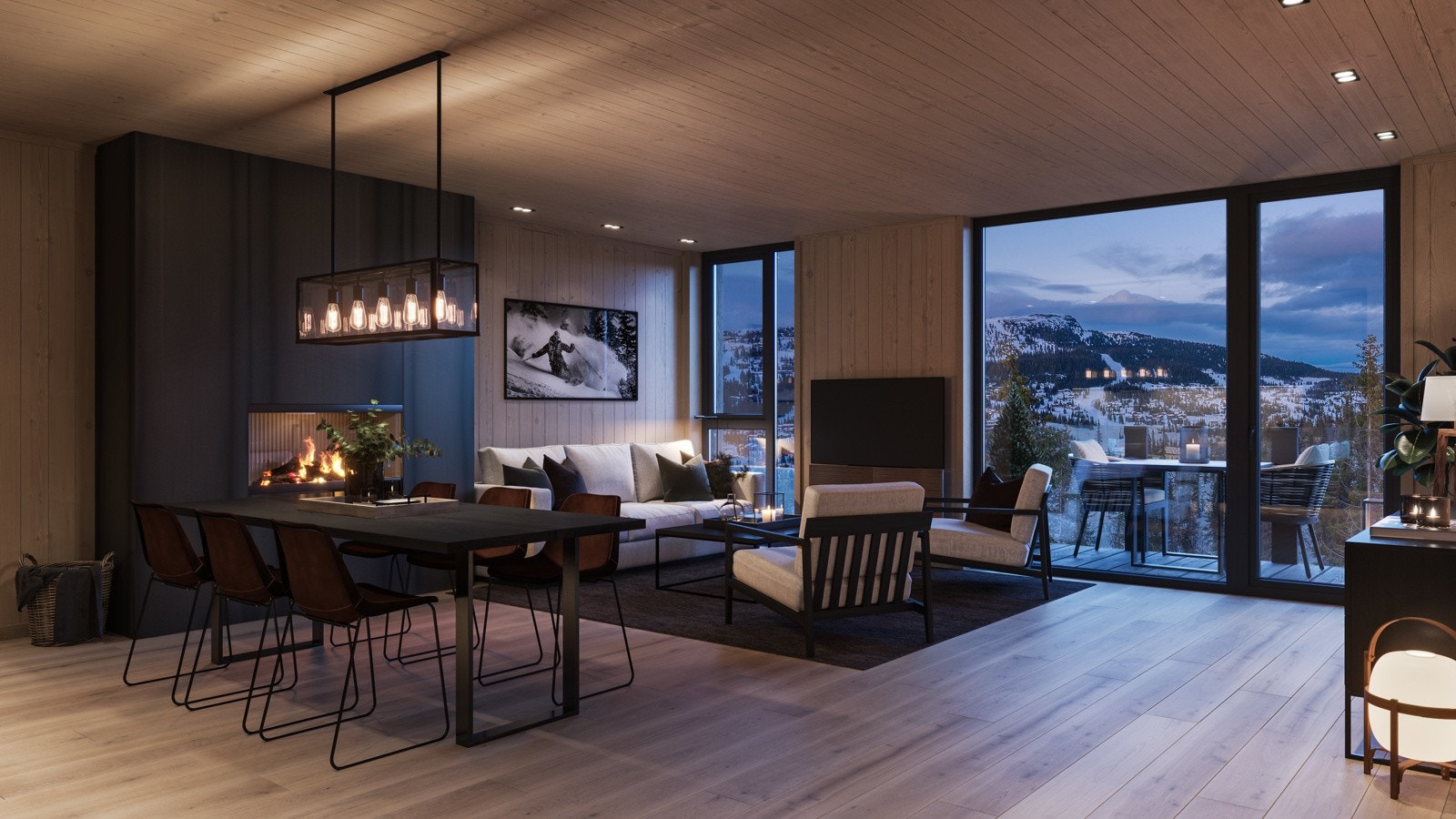 Illustrasjon stue. Bildet kan avvike fra faktisk leveranse. Galleribilde