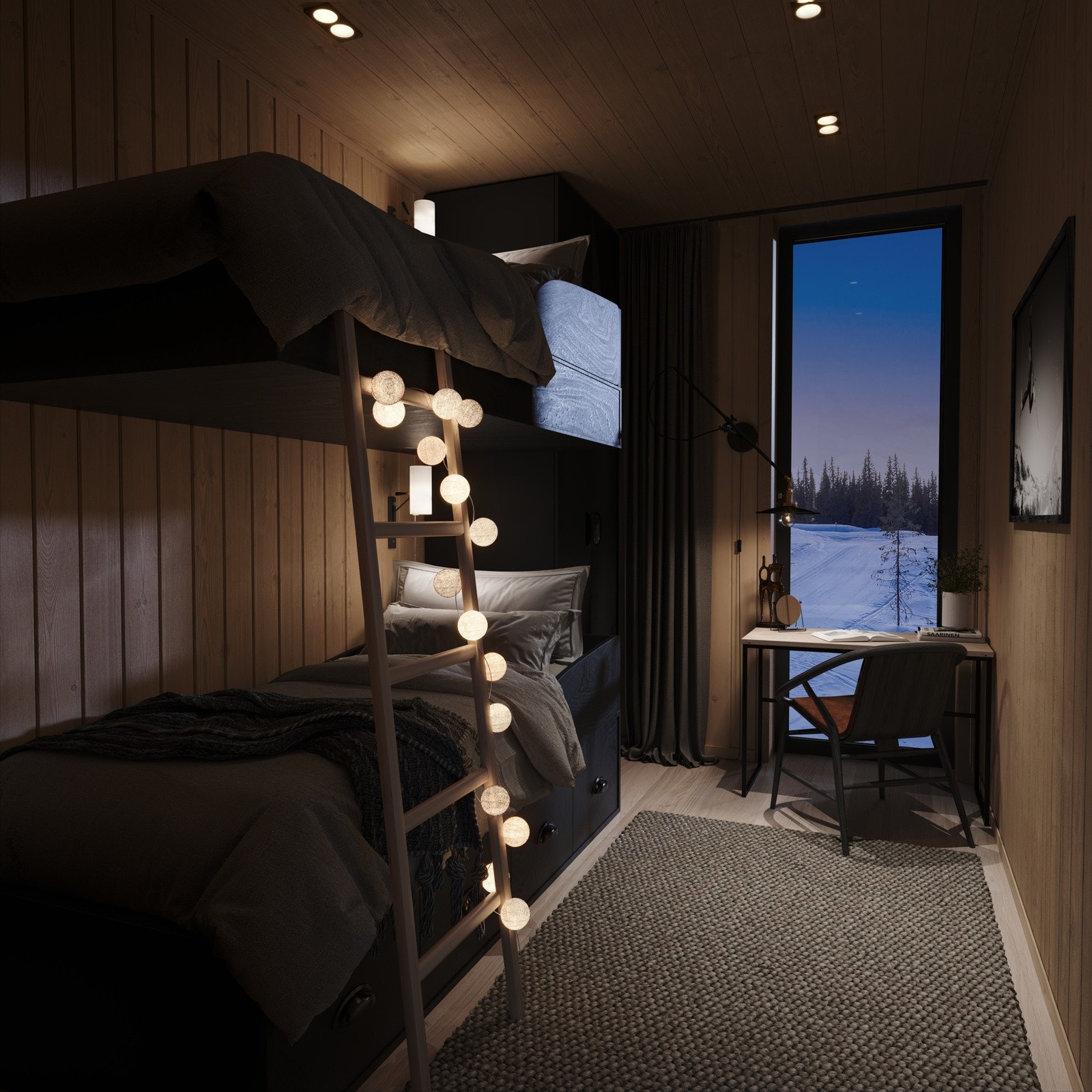 Illustrasjon av soverom. Bildet kan avvike fra faktisk leveranse. Galleribilde