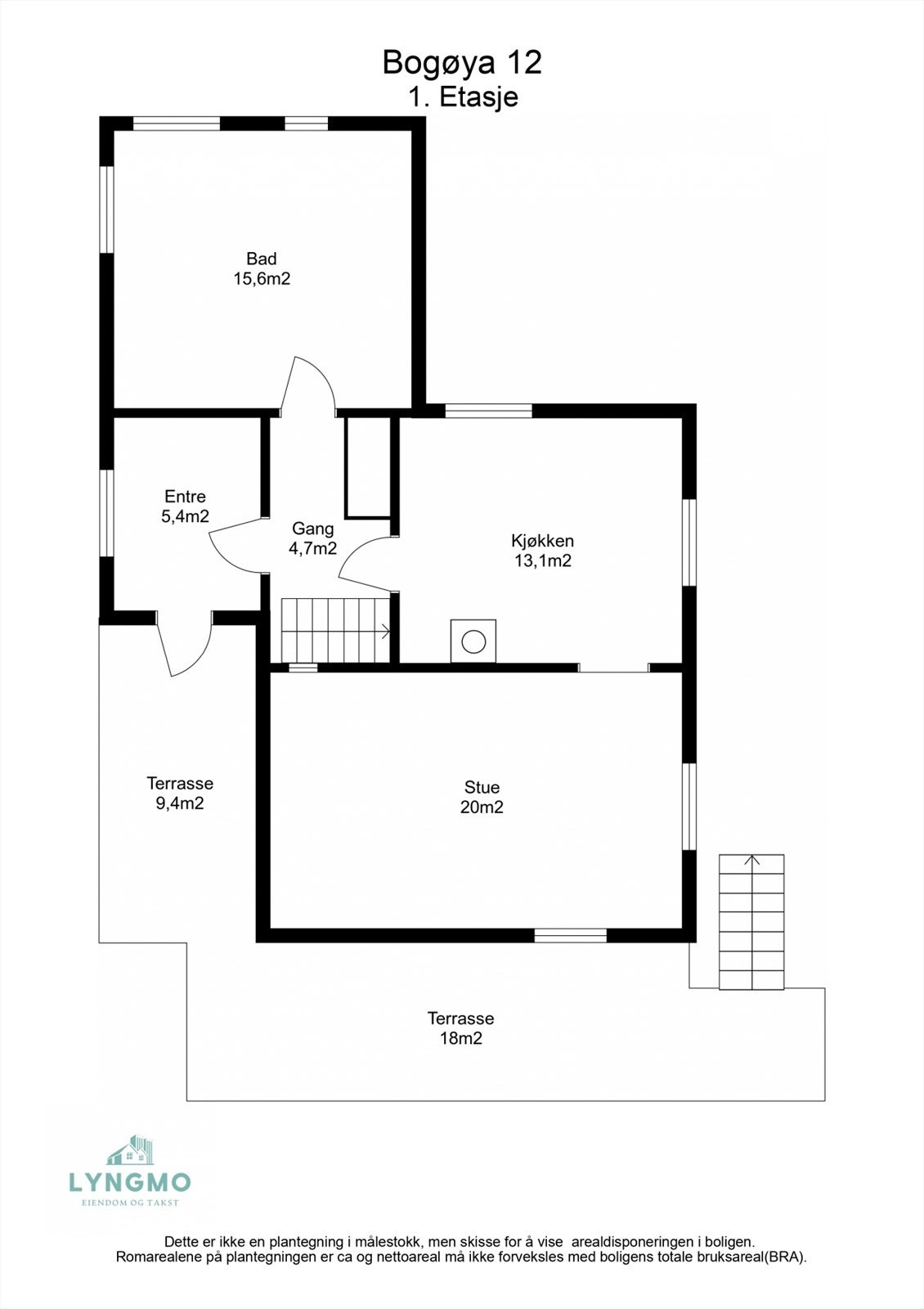 Planskisse, 1.etasje. Galleribilde