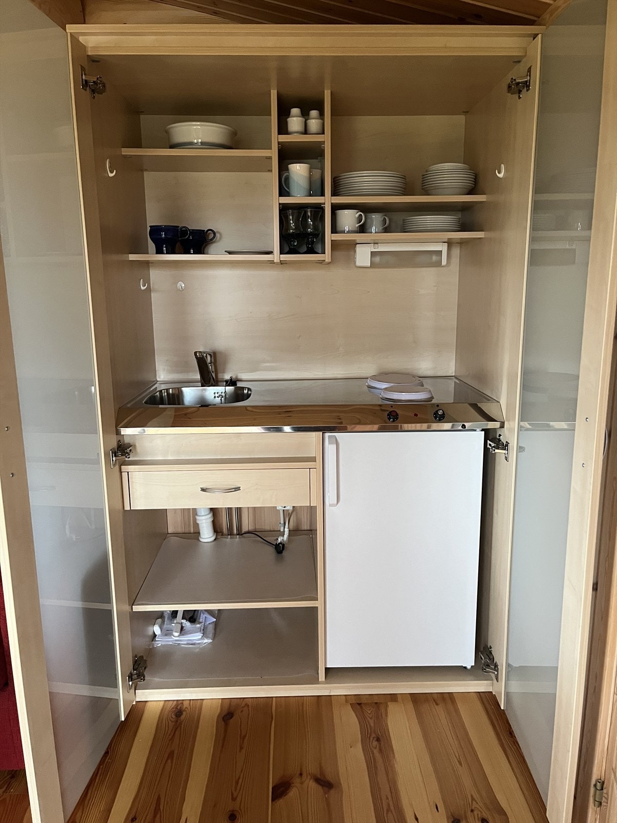 Smart kjøkkenløsning i annekset. Galleribilde