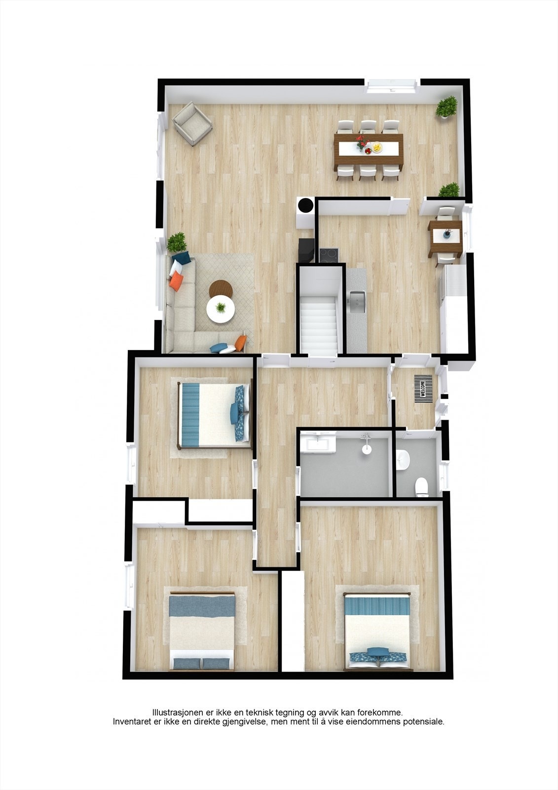 Plantegning. Galleribilde