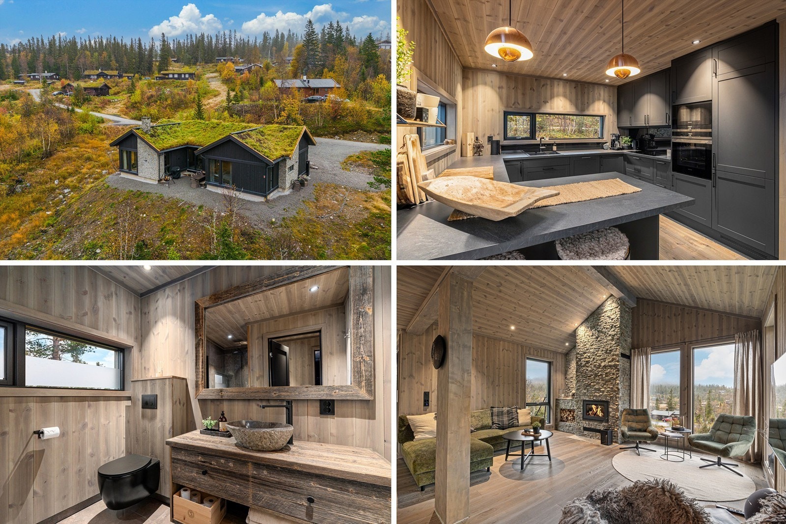 Nyoppført høystandard hytte. Galleribilde