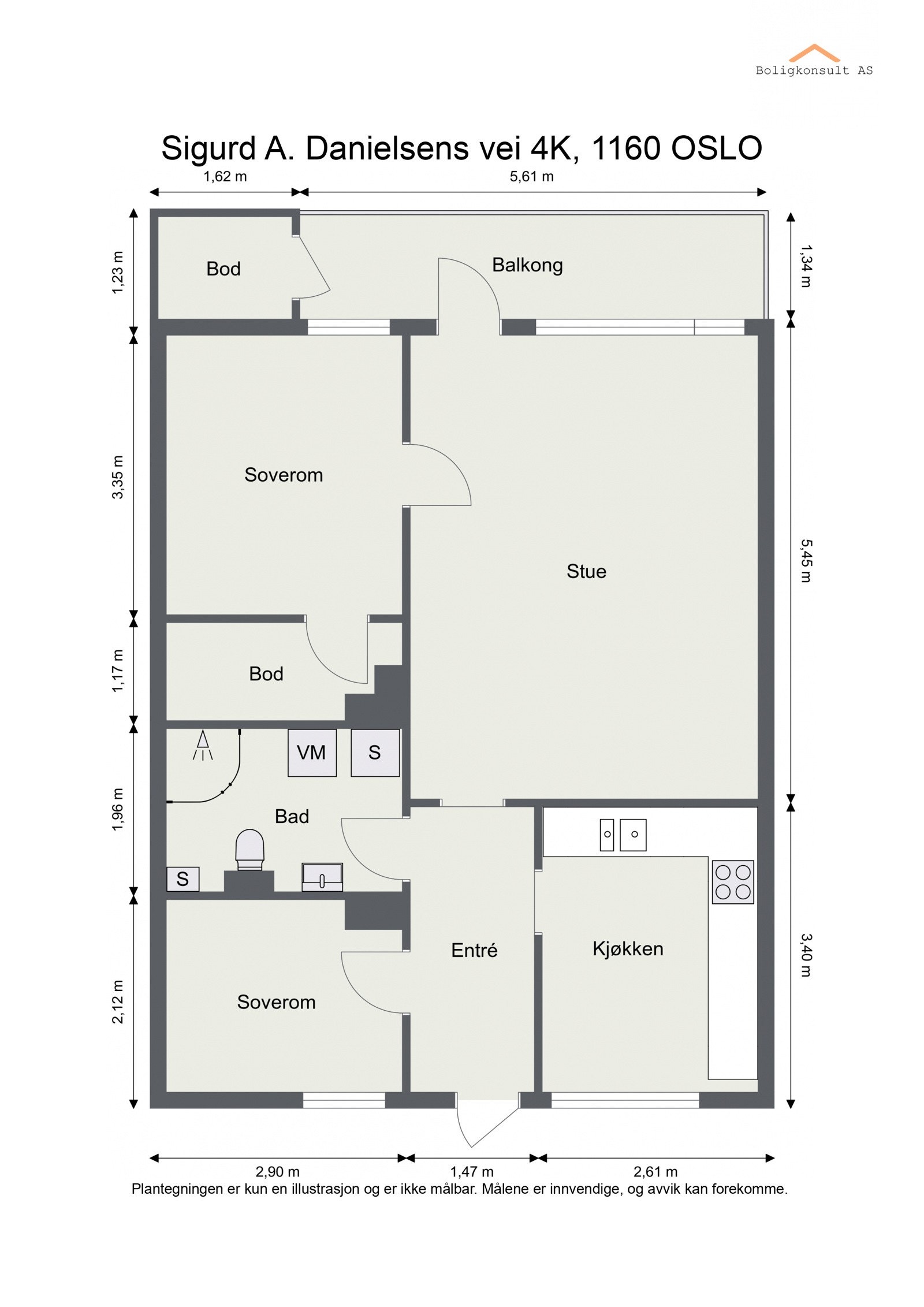 Alterativ planløsning (opprinnelig) Galleribilde