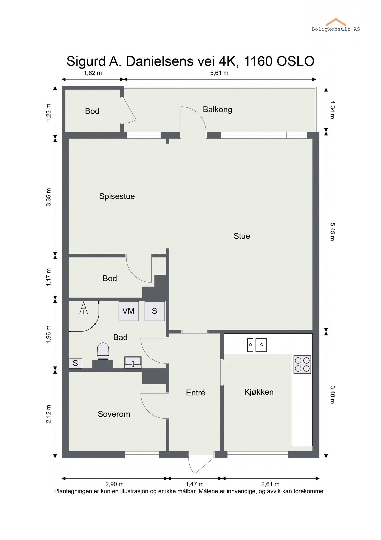 Plantegning Galleribilde