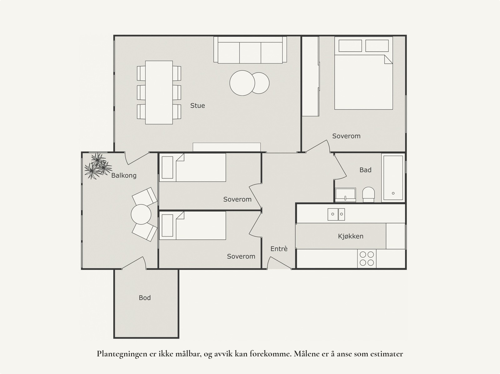 Plantegning 3. etg. Galleribilde