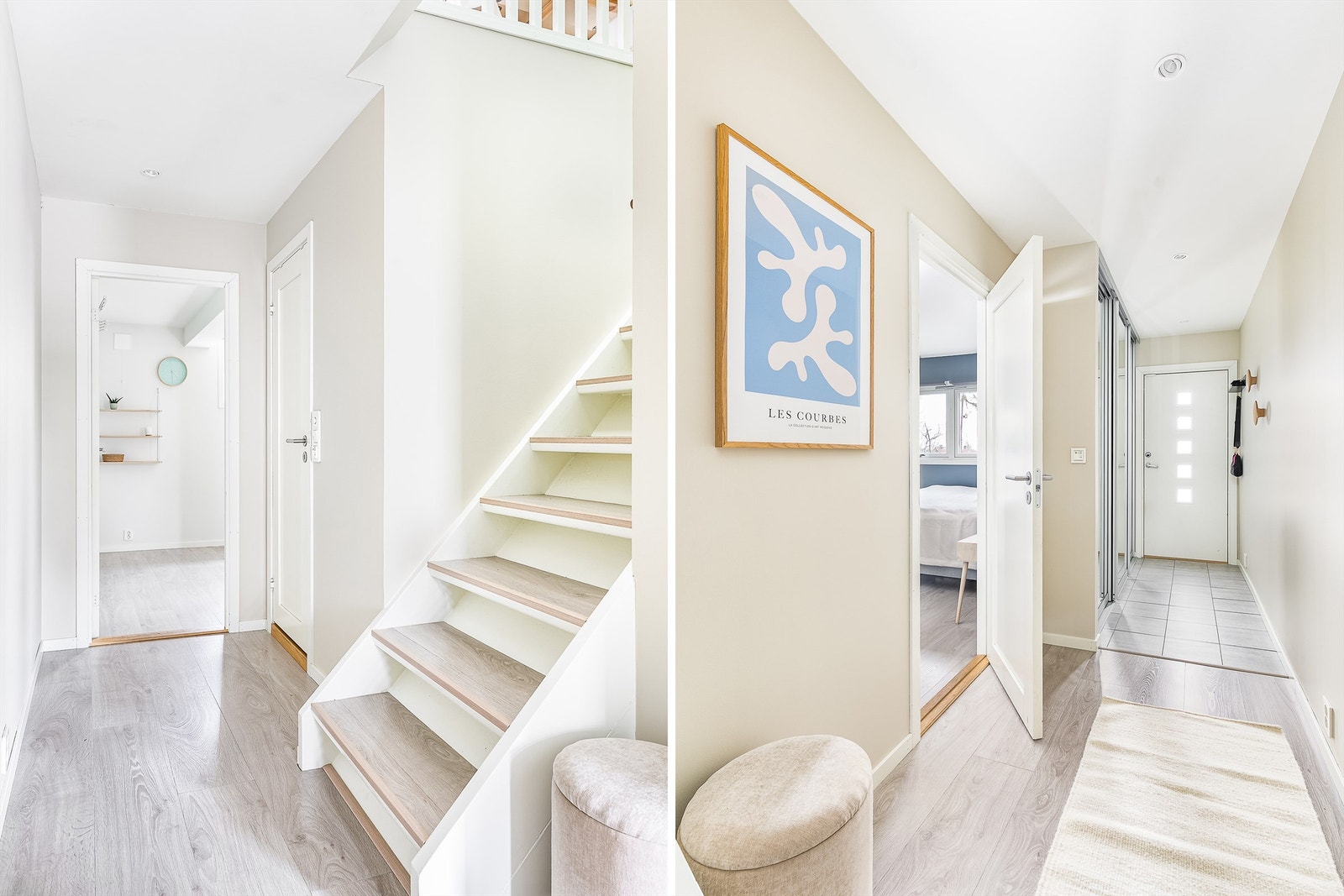 Badet er lett tilgjengelig fra gangen mellom soverommene. Galleribilde