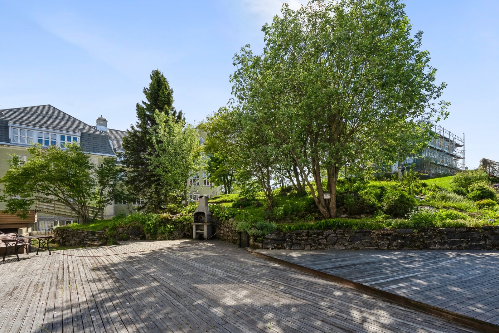 Flott opparbeidet uteområde Galleribilde