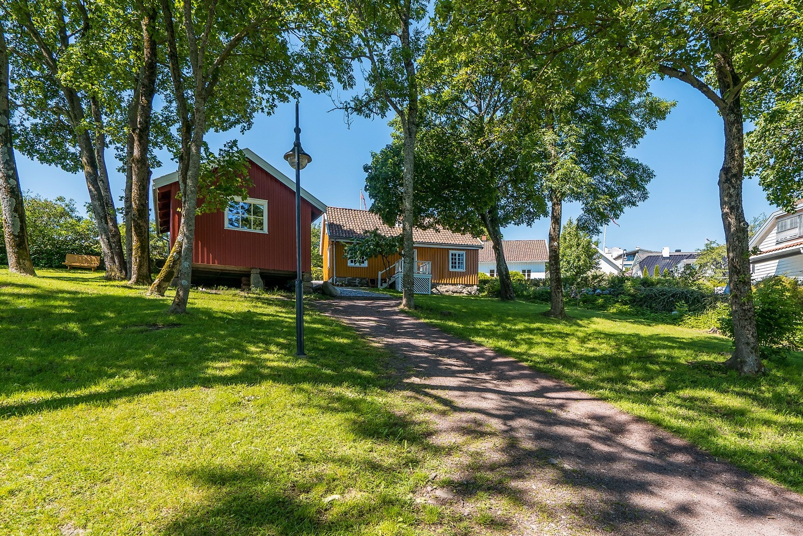 Områdebilde fra Edvard Munchs hus Galleribilde