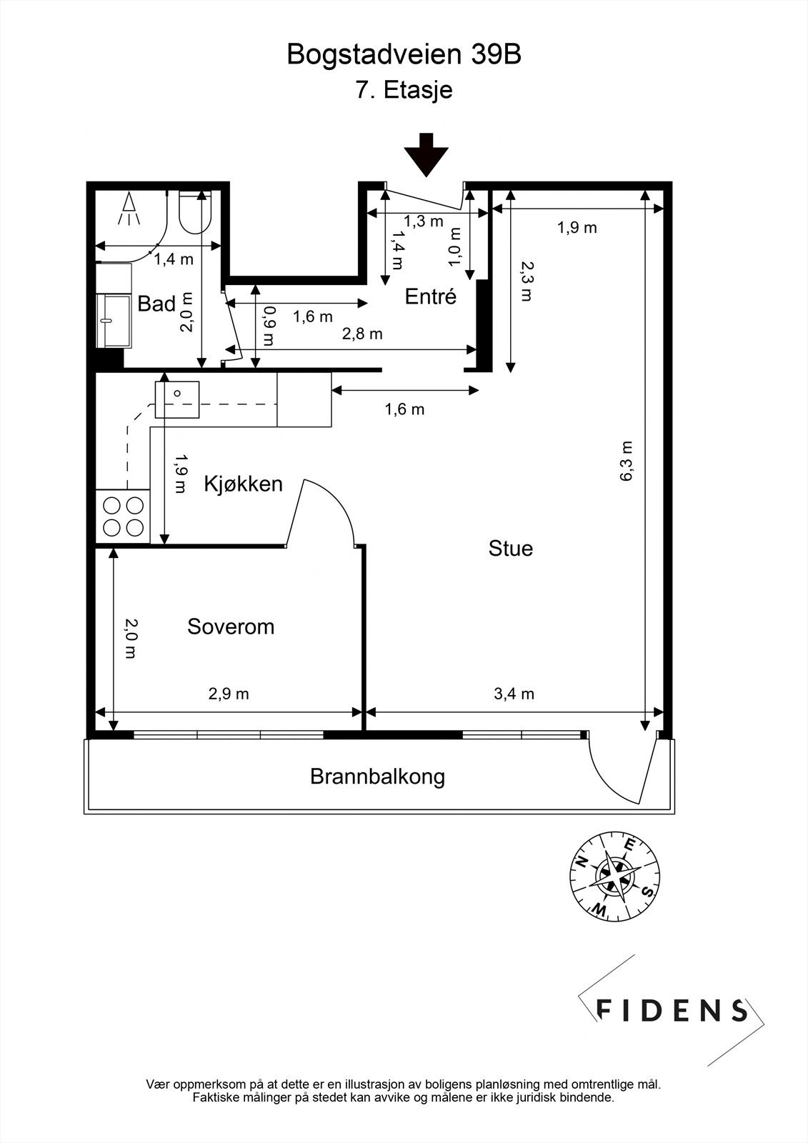 Plantegning Galleribilde