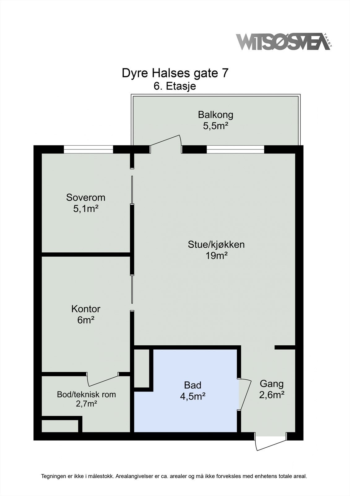 Plantegning Galleribilde