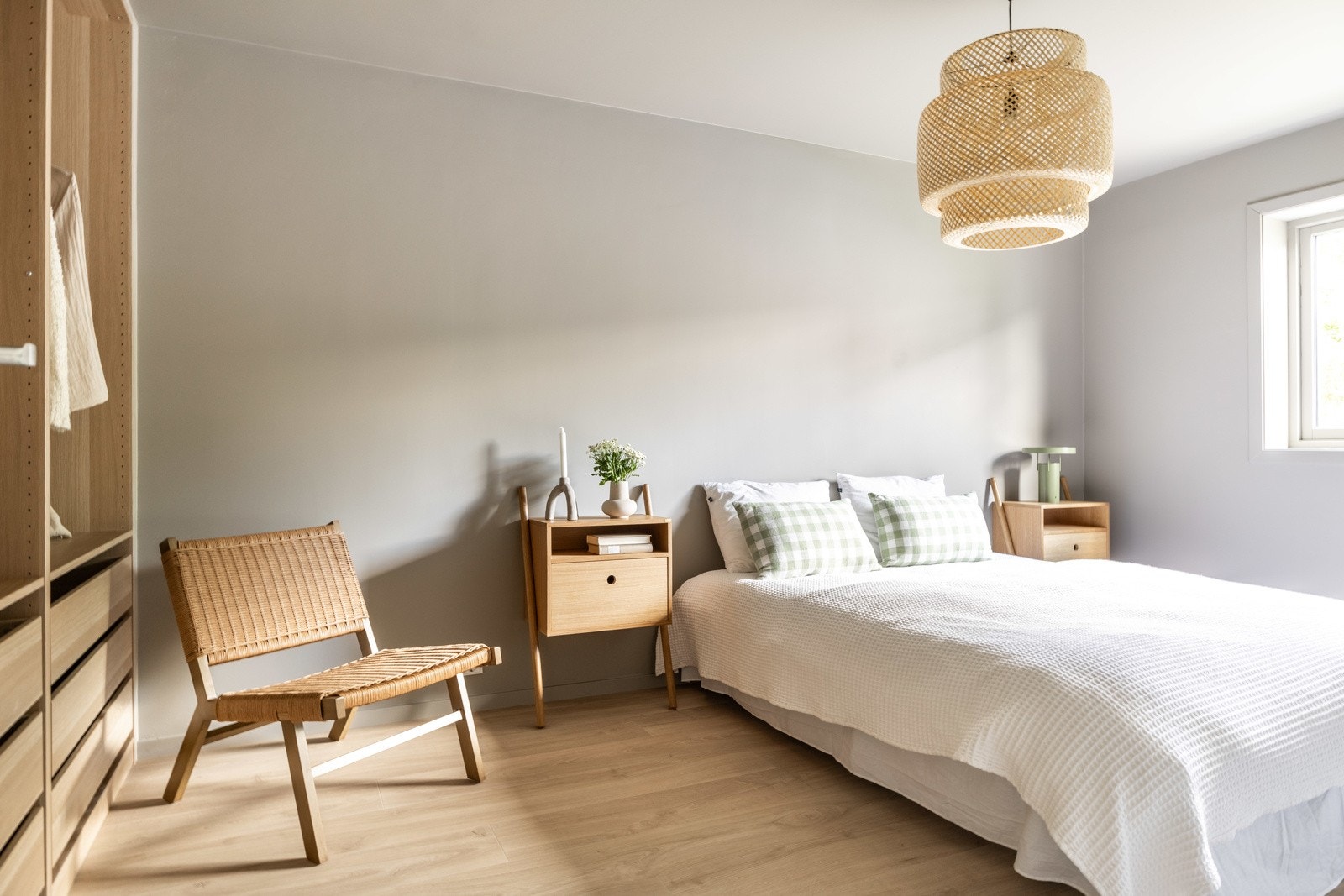 Leiligheten har tre soverom. Galleribilde