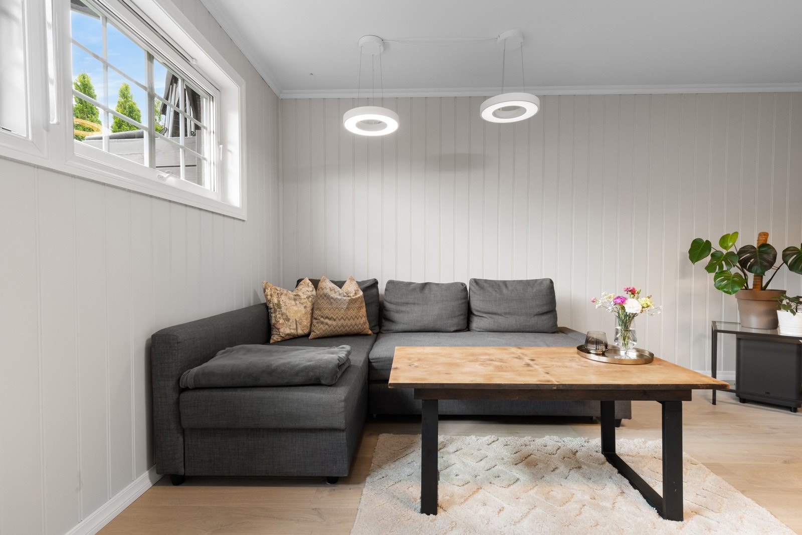 Rom innredet som hybel, med stue/kjøkken Galleribilde