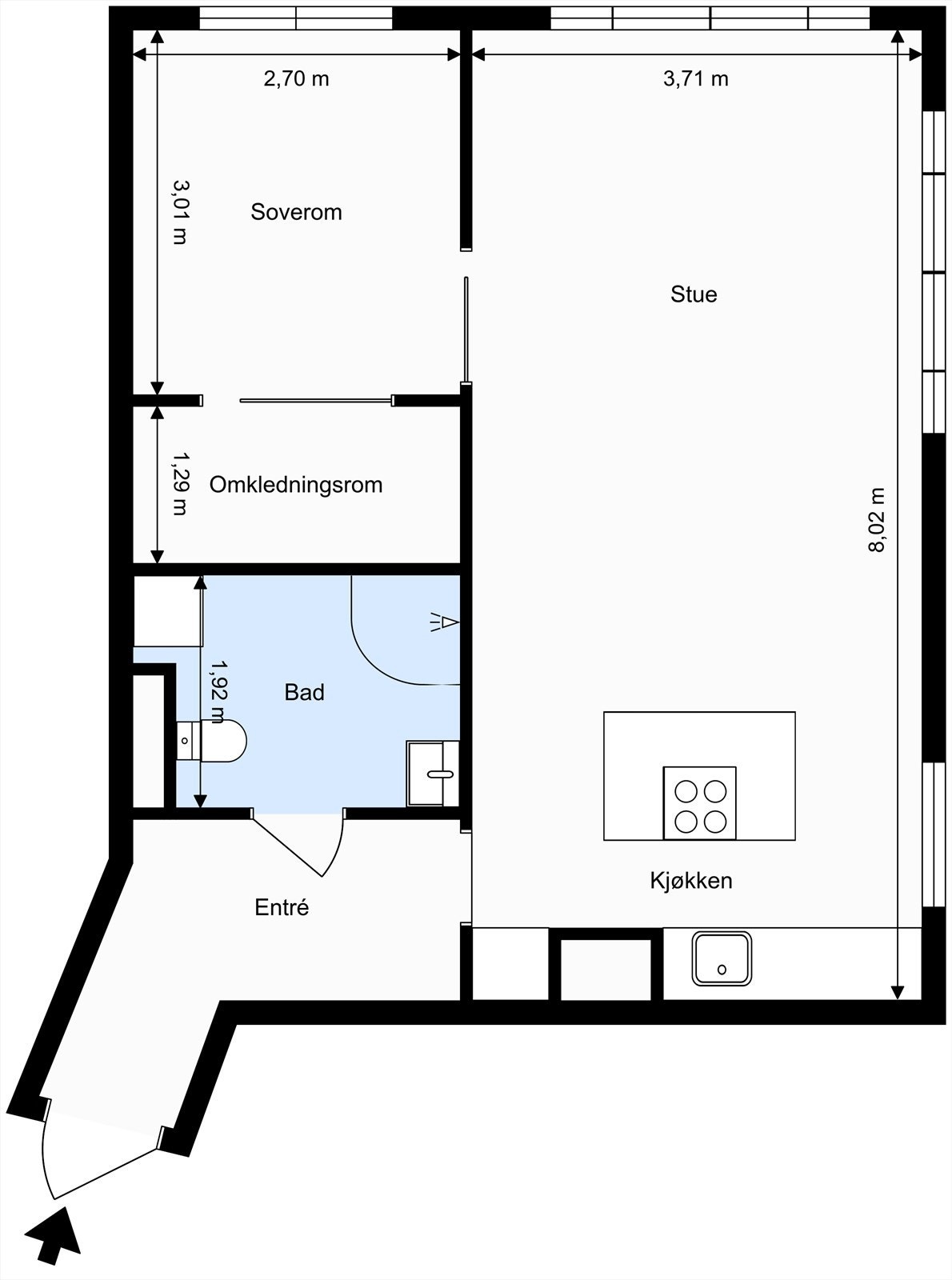 Plantegning Galleribilde