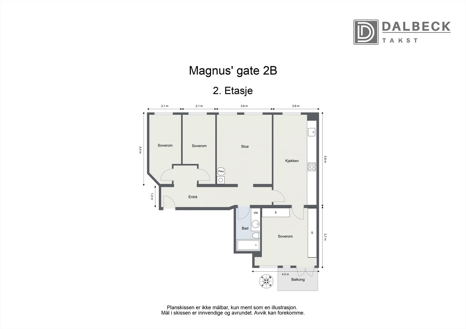 Plantegning Galleribilde