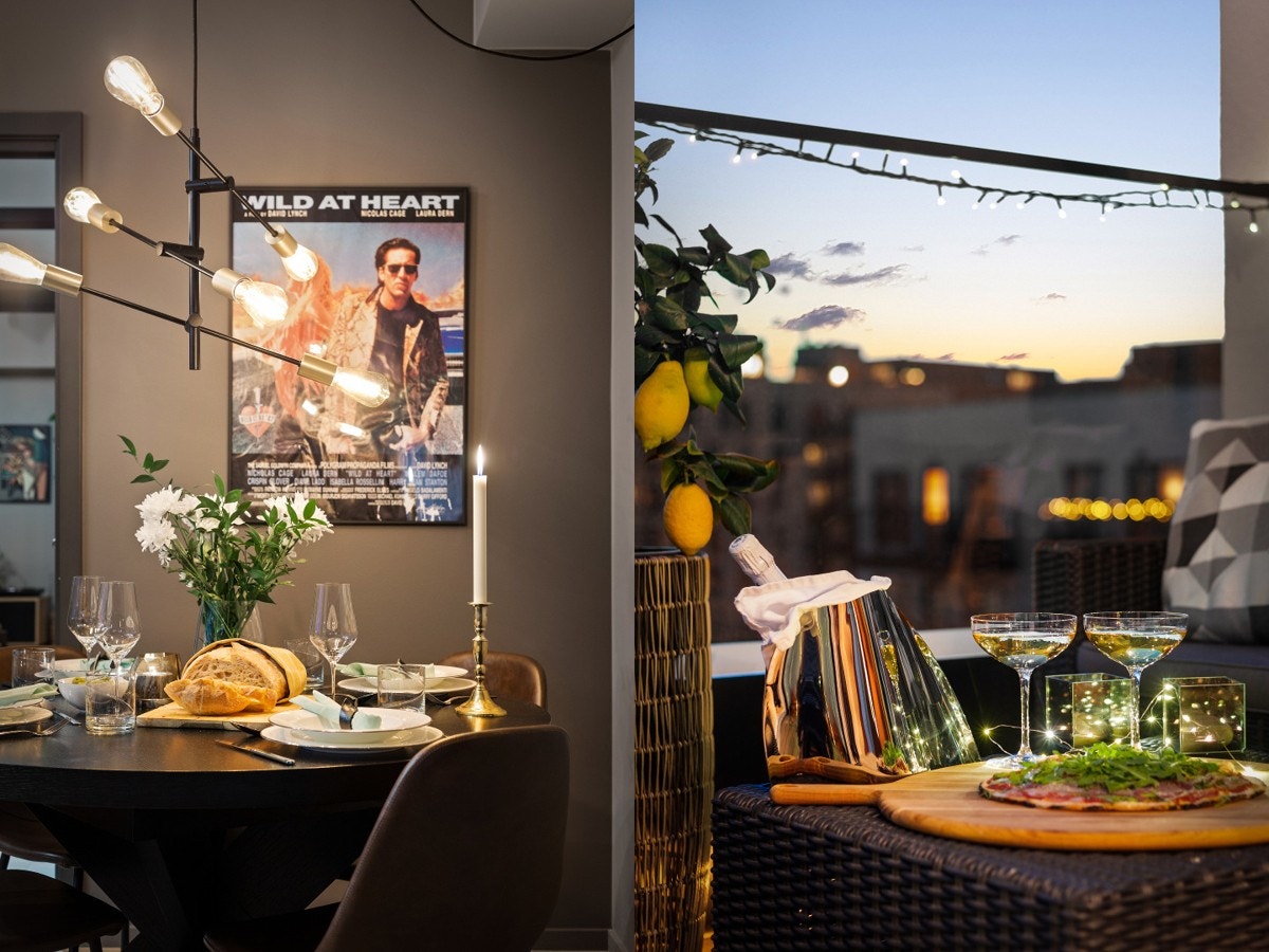 Kveldsbilde. Galleribilde