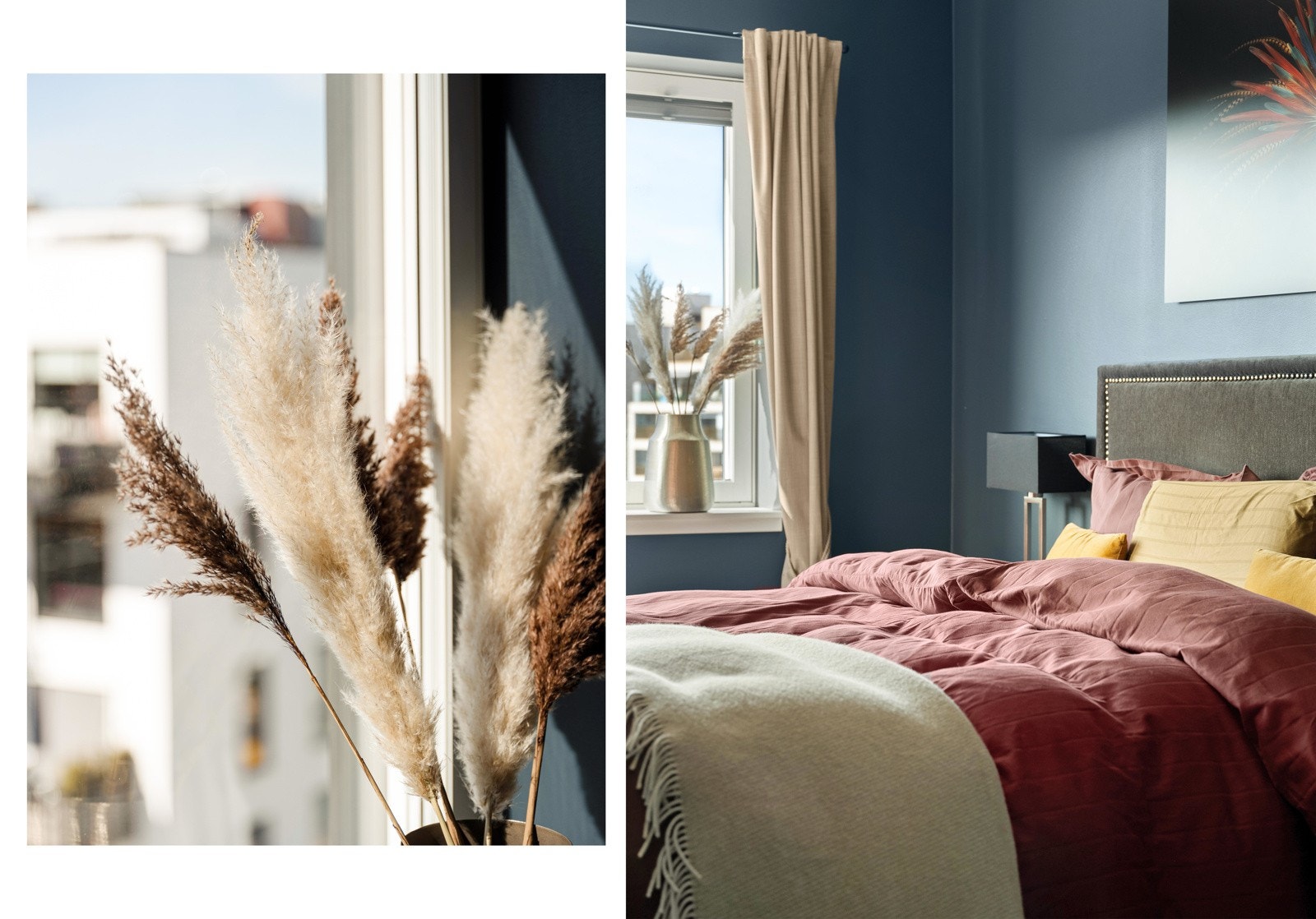 Leiligheten ligger rolig og trafikkstille til så her er alt lagt til rette for en god natt søvn. Galleribilde