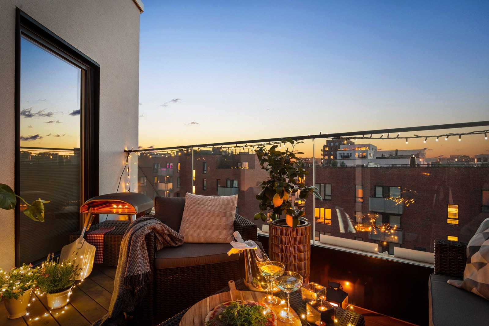 Kveldsbilde. Galleribilde