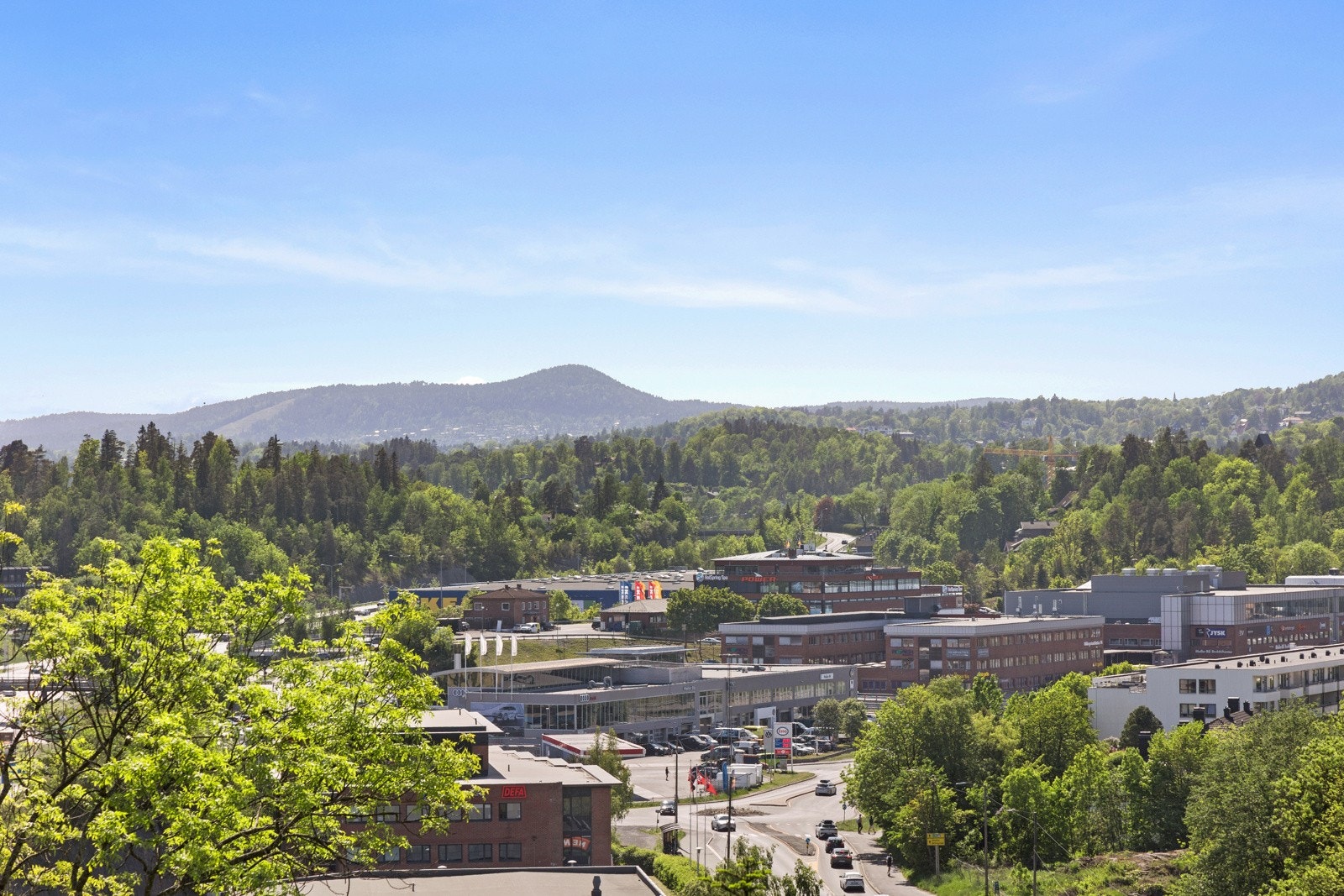 Utsikt mot nærområde Galleribilde