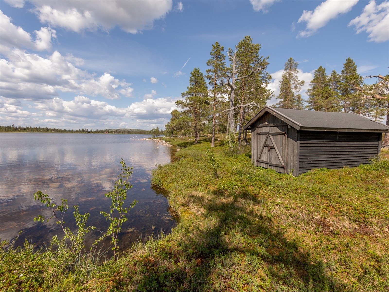 Båthuset ved Fåfjengtjønn Galleribilde