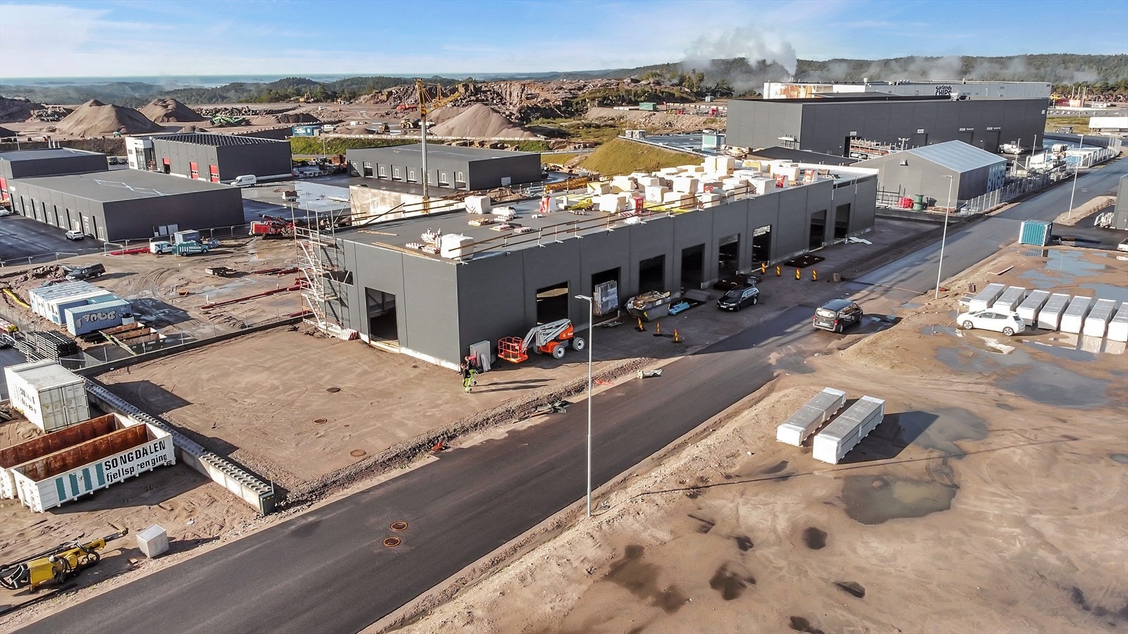 Fra oppføringsfasen Galleribilde