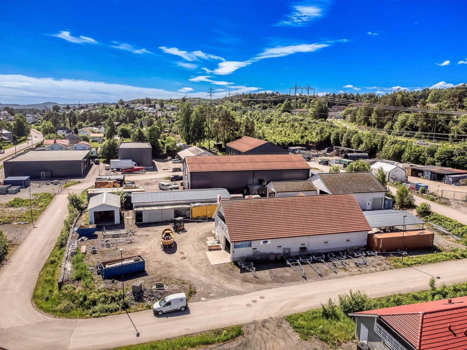 Fra oven Galleribilde