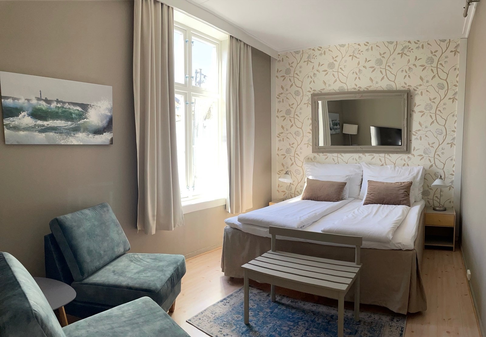 Hotellrom. Galleribilde