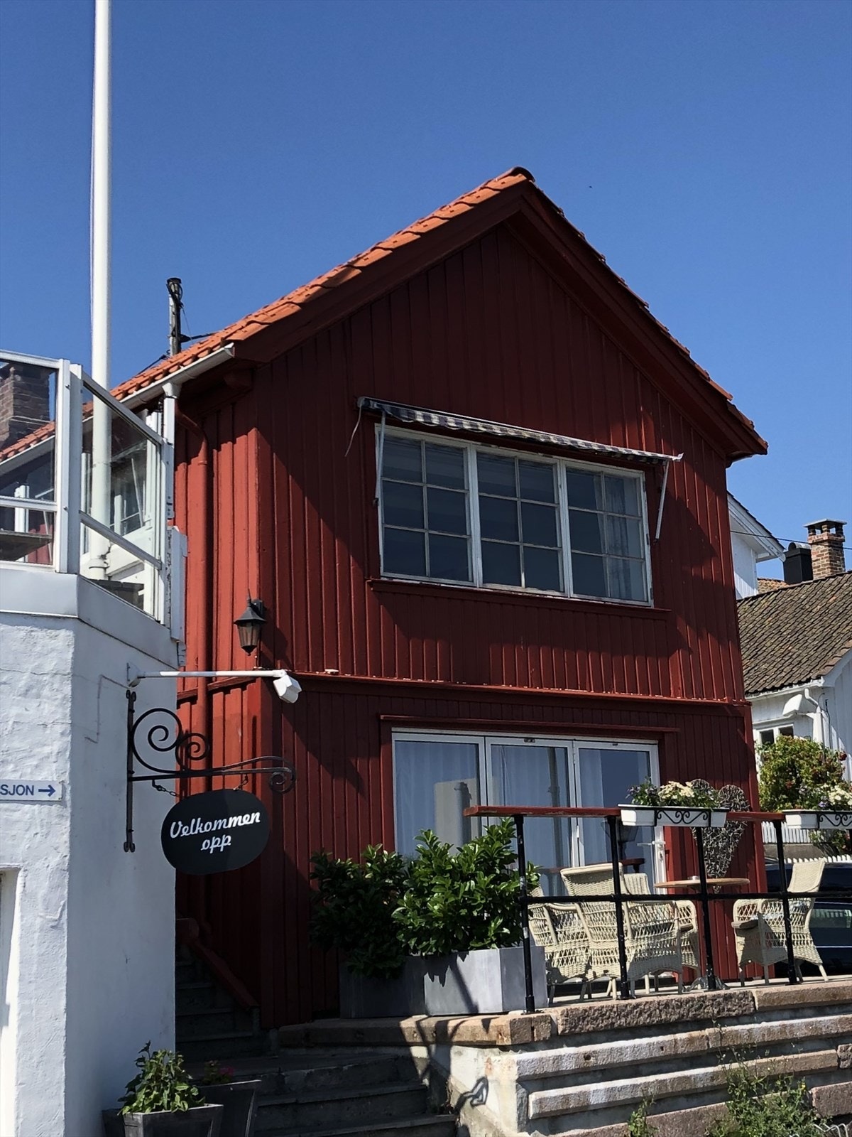 Uteområdet. Galleribilde