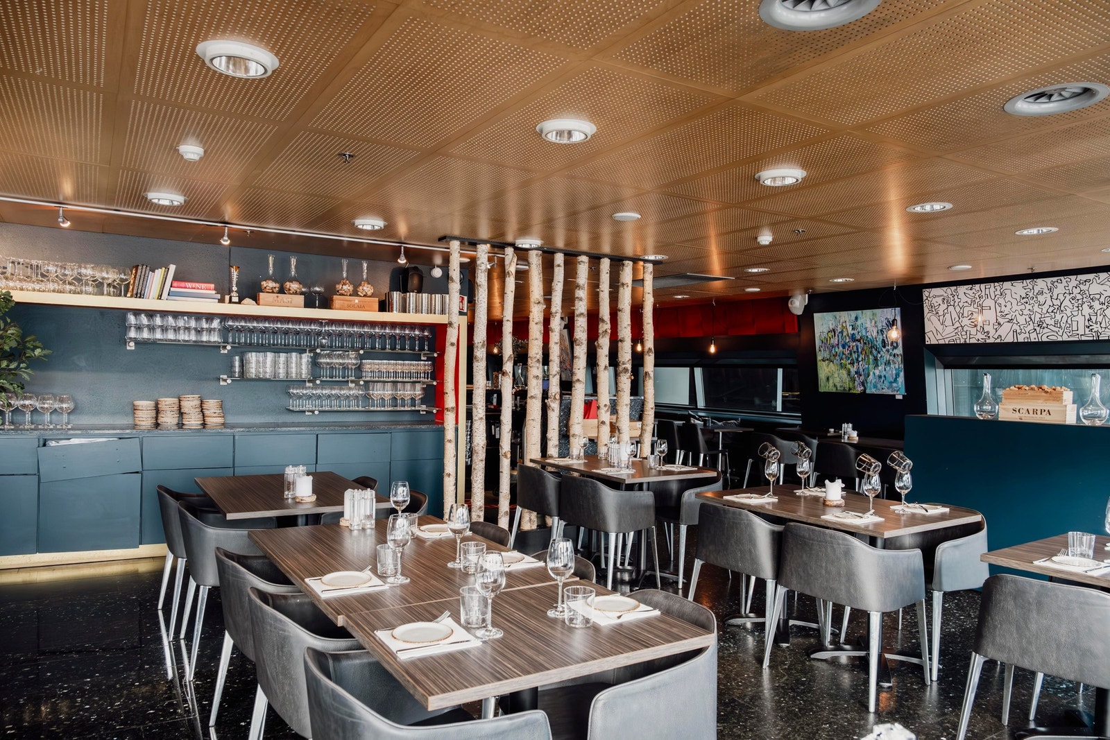 Fra restauranten. Galleribilde