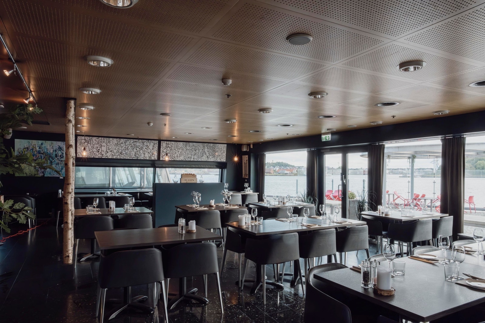 Fra restauranten. Galleribilde