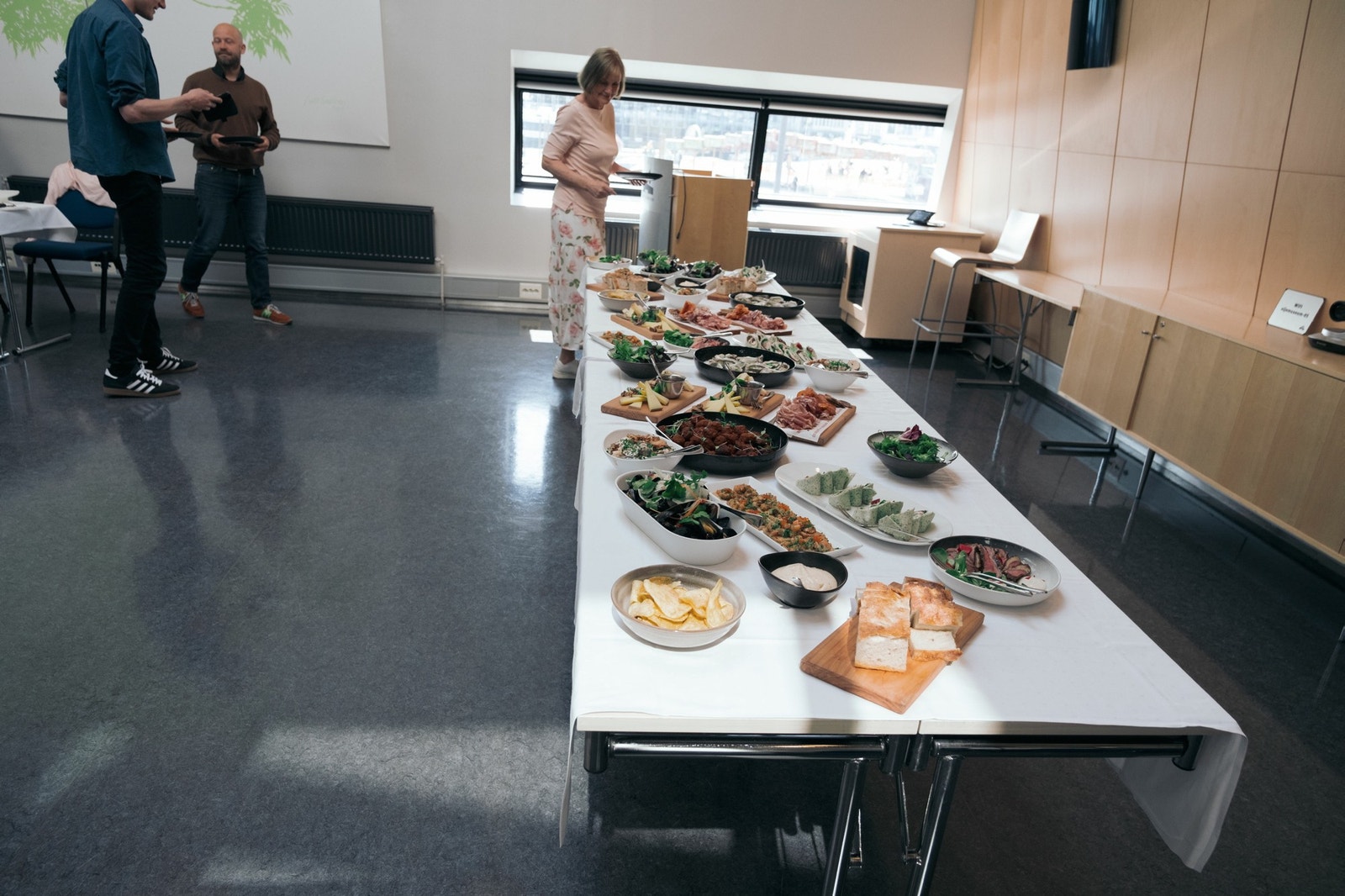 Fra arrangement i museets møterom Yggdrasil (plass til 100 pers. sittende i kinosaloppsett). Galleribilde