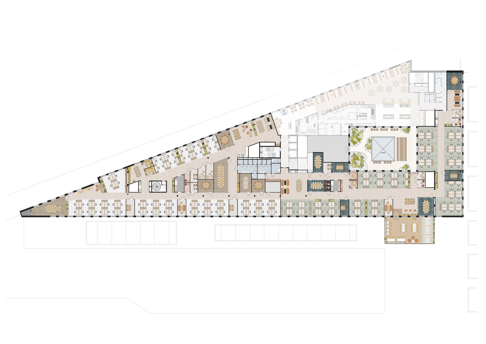 Hele etasjen på ca 2749 m² BTA Galleribilde