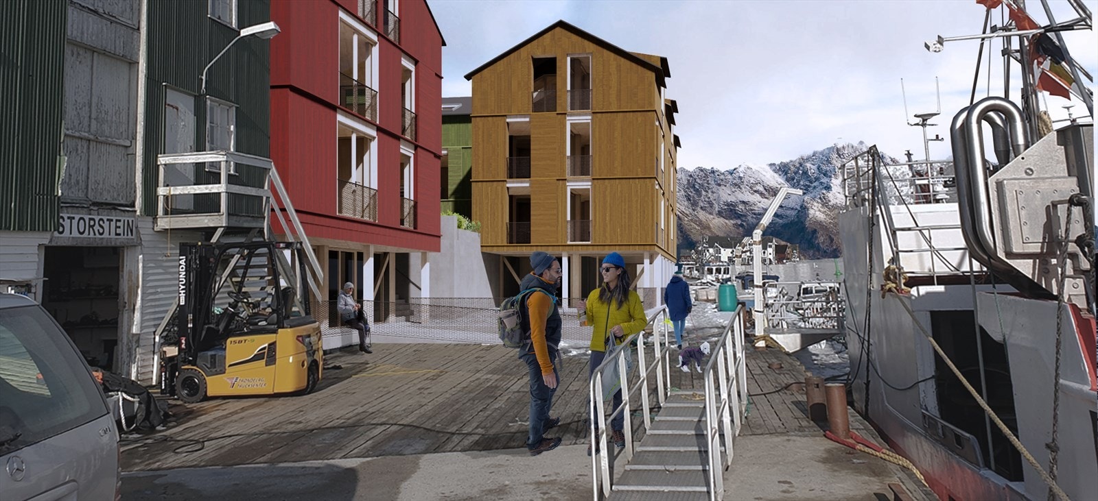 Prosjektet tilpasset eksisterende byggestil - godkjent av Riksantikvaren Galleribilde