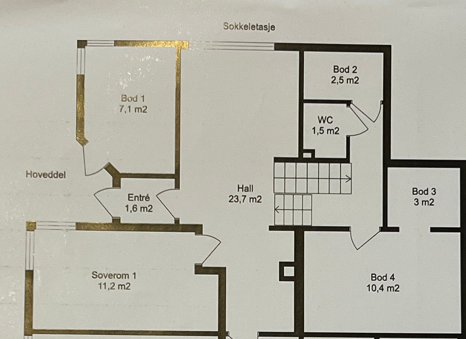 Sokkel/ inngang Galleribilde